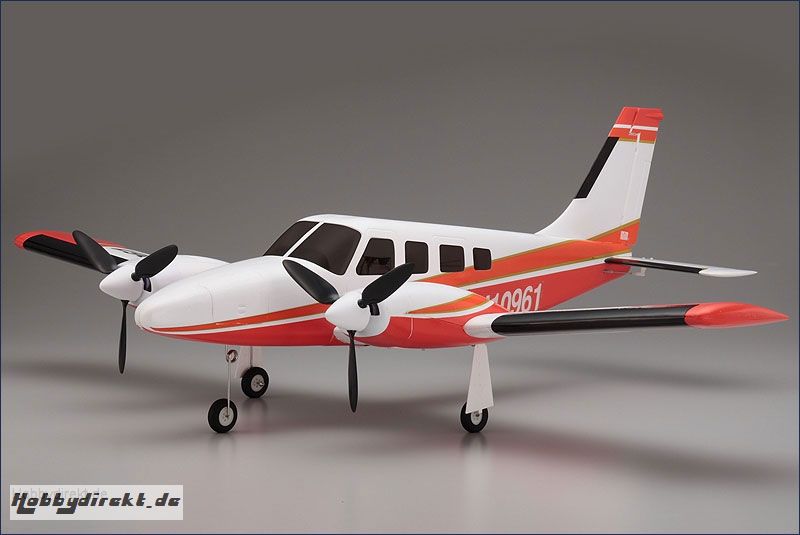 EP aiRium Piper PA34 VE29 Twin, rot Kyosho 10961RS-R