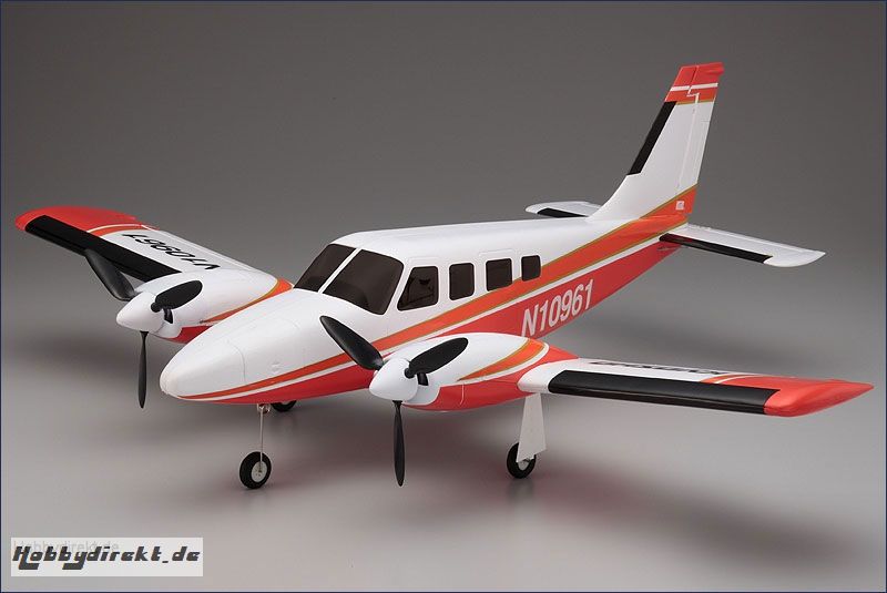 EP aiRium Piper PA34 VE29 Twin, rot Kyosho 10961R