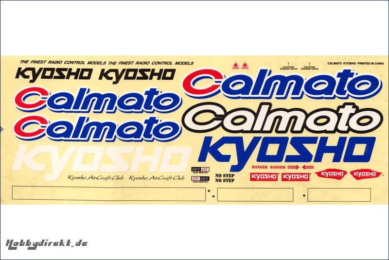 Dekorbogen Calmato Kyosho 11211-03