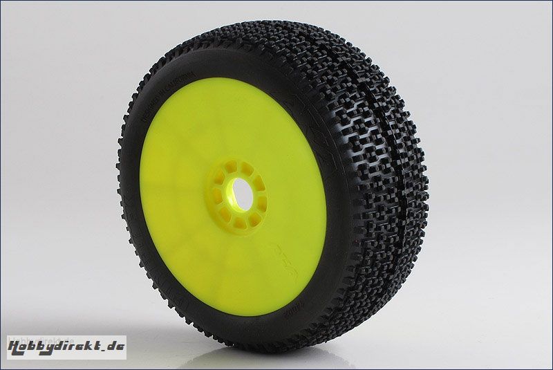 1:8 Buggy CITYBLOCK Hard EVO Wheel Pre-M Kyosho 14002HRY