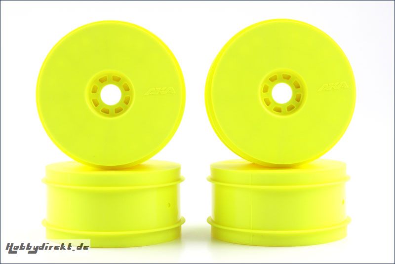 1:8 Truggy Wheels Yellow (4) Hype Kyosho 24101Y