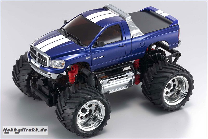 Mini-Z Monster Dodge Ram 1500, blau Kyosho 30086-MB