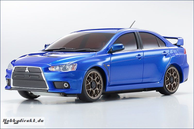 Mini-Z AWD-010 Lancer Evo.X, blau-met Kyosho 30569MB