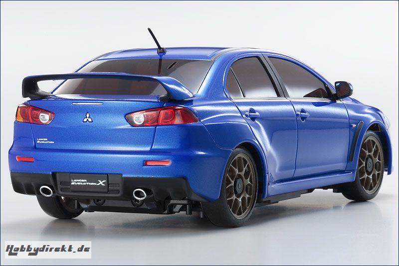 Mini-Z AWD-010 Lancer Evo.X, blau-met Kyosho 30569MB