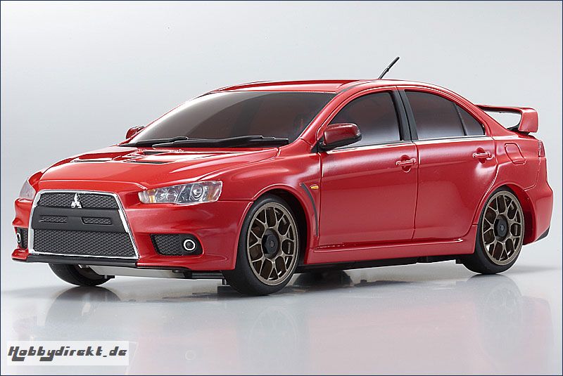 Mini-Z AWD-010 Lancer Evo.X, rot-met. Kyosho 30569MR