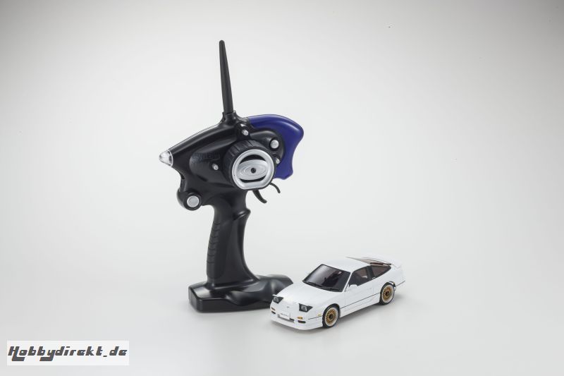 Mini-Z MA020 SPORTS 4WD NISSAN 180SX AERO (KT19) WEISS (MIT LED) Kyosho 32135W