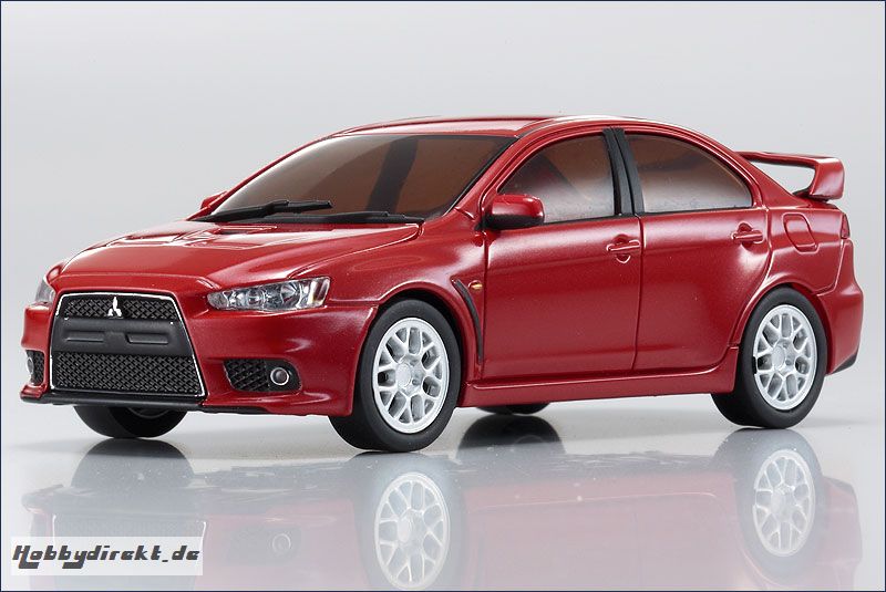 dNano Mitsubishi Lancer Evo.X, rot-m. Kyosho 32302MR