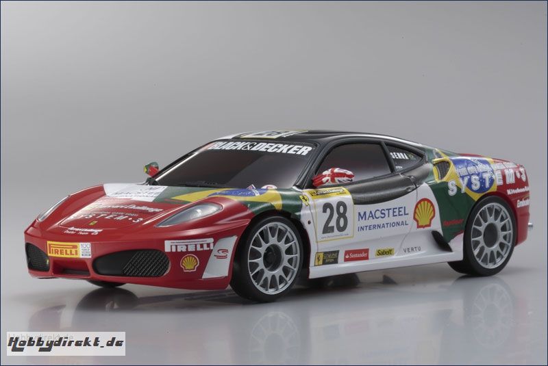 Mini-Z MR-03 BCS Ferrari F430 No28 Kyosho 32804BS