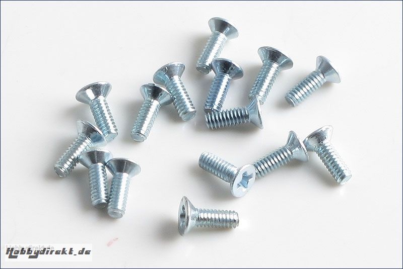 Fasteners for EVO Wheel Stiffener (15) Kyosho 34003A