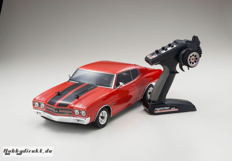 FAZER VEi CHEVY CHEVELLE SS 454 LS6 1970 ROT (KT231P/BATT-CHARG) Kyosho 34053T1