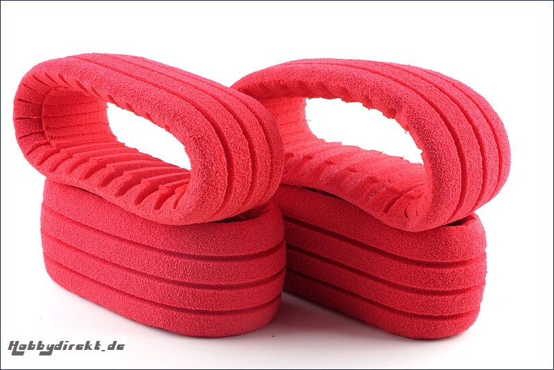 1:8 TRUGGY SHAPED INSERT GROOVED RED Kyosho 34101S