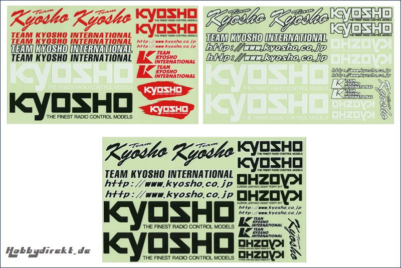 Dekorbogen Team Kyosho Kyosho 39081