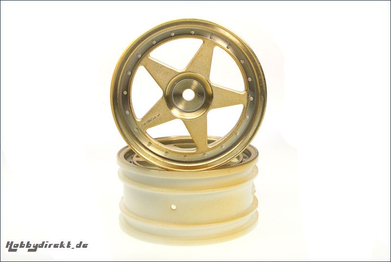 Felge 1/10, 27 mm, Stern, gold (2) Kyosho 92561G