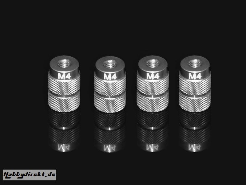 4MM ALU NUT FOR 1:10 SETUP SYSTEM (4) Kyosho AM170048