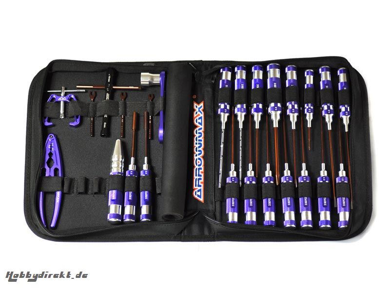 AM TOOLSET FOR OFFROAD (25PCS) WITH TOOLS BAG Kyosho AM199403