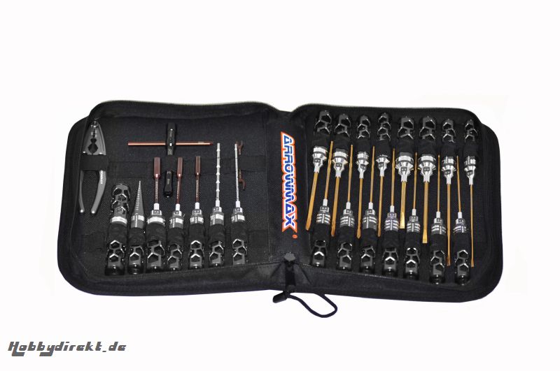 AM HONEYCOMB TOOLSET (25PCS) WITH TOOLS BAG Kyosho AM199410