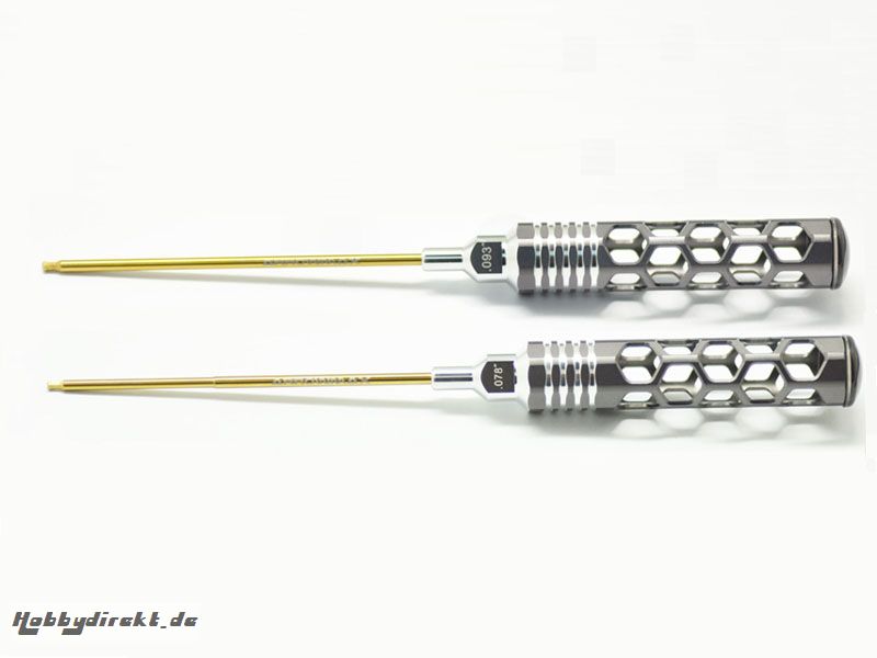 BALL DRIVER SET.078, .093, X 120MM 2PCES HONEYCOMB Kyosho AM420881