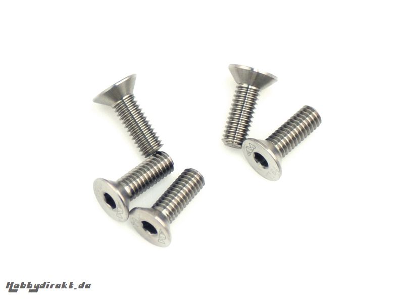 TITANIUM SCREW ALLEN COUNTERSUNK M4X12 (5) Kyosho AM640012