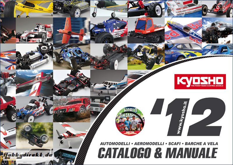 Hauptkatalog KYOSHO 2012 italienisch Hype Kyosho CO-2012IT