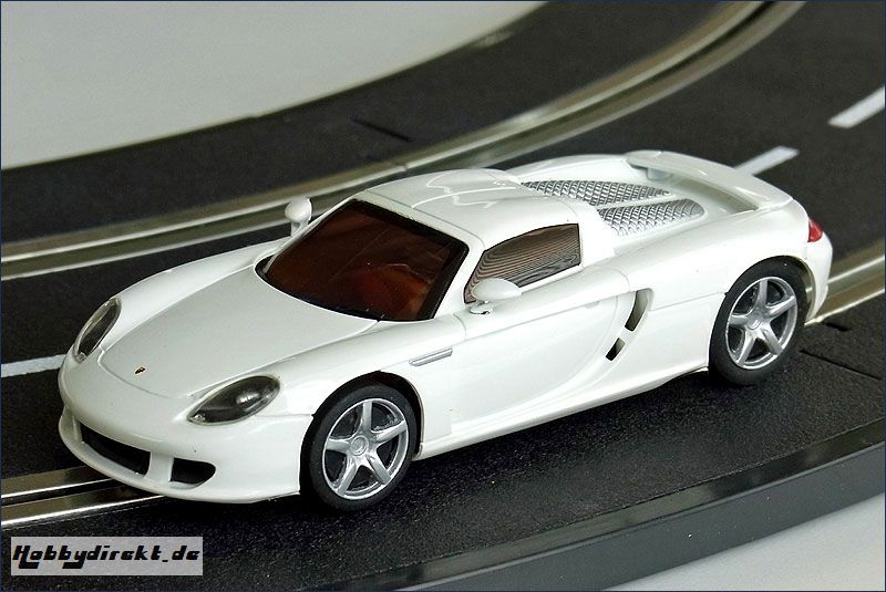 Slotcar PORSCHE CARRERA GT weiss Kyosho D1431030402