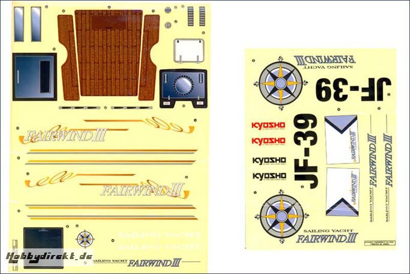 Dekorbogen Kyosho FW-34