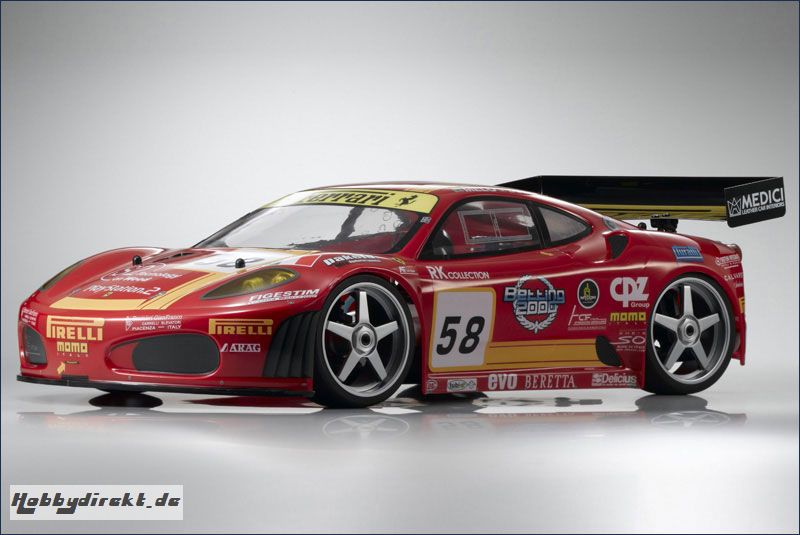 Karosse 1:8 Ferrari F430 GT lackiert Kyosho IGB-05