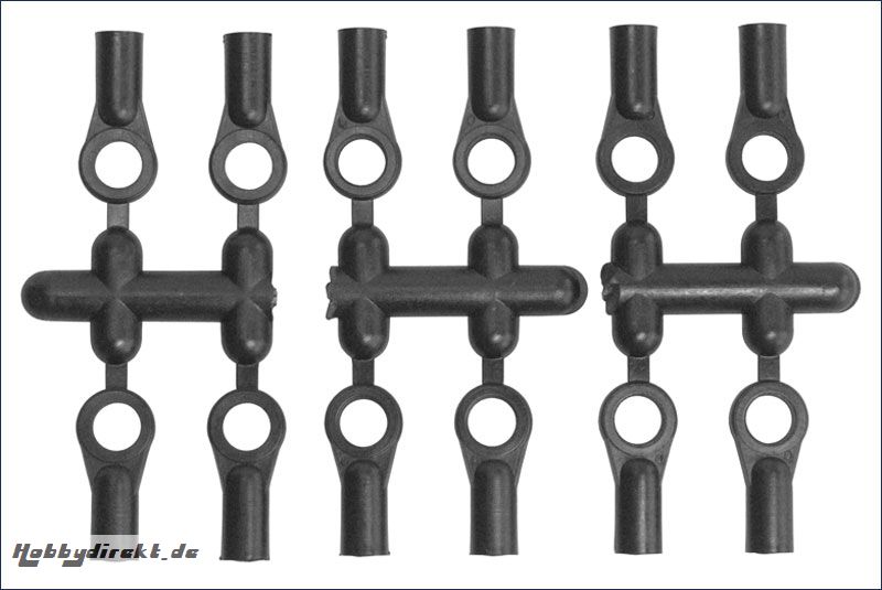 Kugelpfannen D5.8,M3, hart (12) Kyosho LA-43H