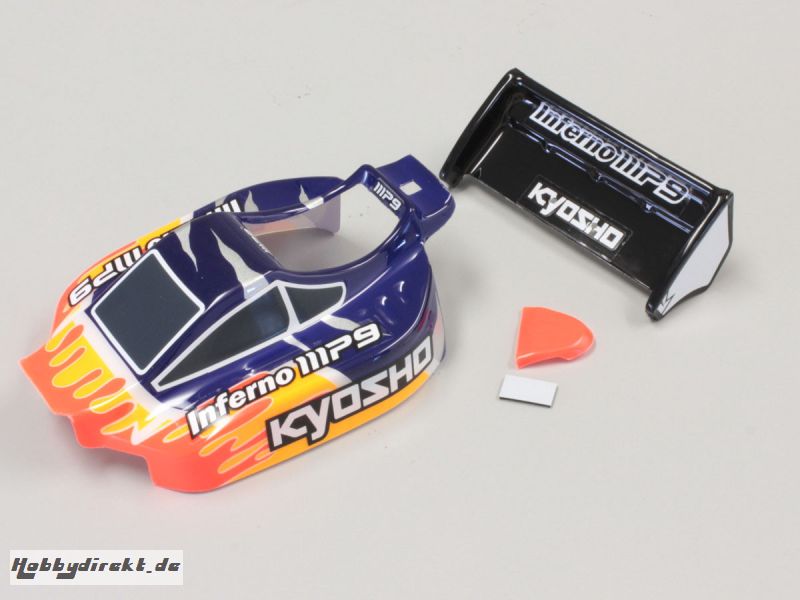 KAROSSERIE Mini-Z BUGGY INFERNO MP9 - BLAU/ROT Kyosho MBB03BR