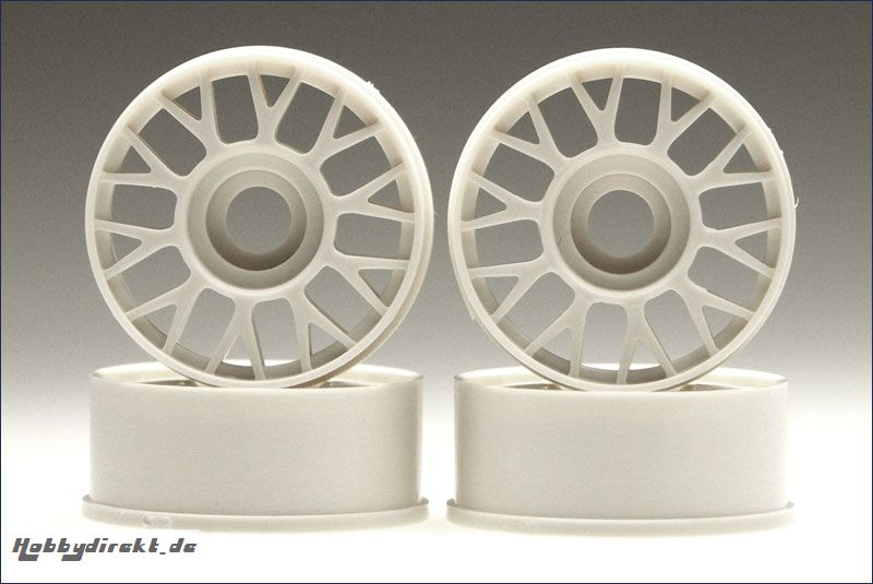 Felge 1:24,BBS,weiss 8,5mm (4) Kyosho MZ-14