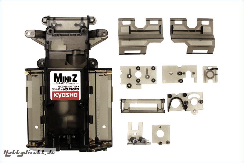 Chassis Mini-Z MR-02, grau-transparent Kyosho MZF-203GM