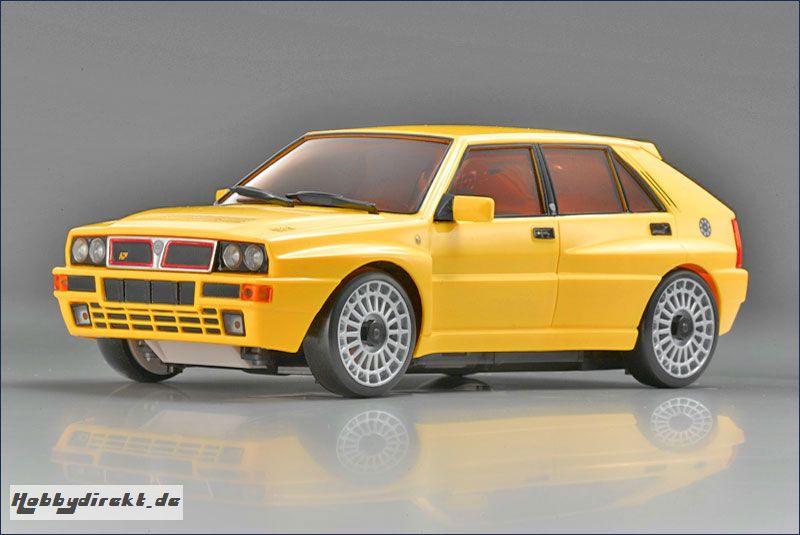 Karosse 1:24 AWD Lancia Delta HF I.,gelb Kyosho MZG-402-Y