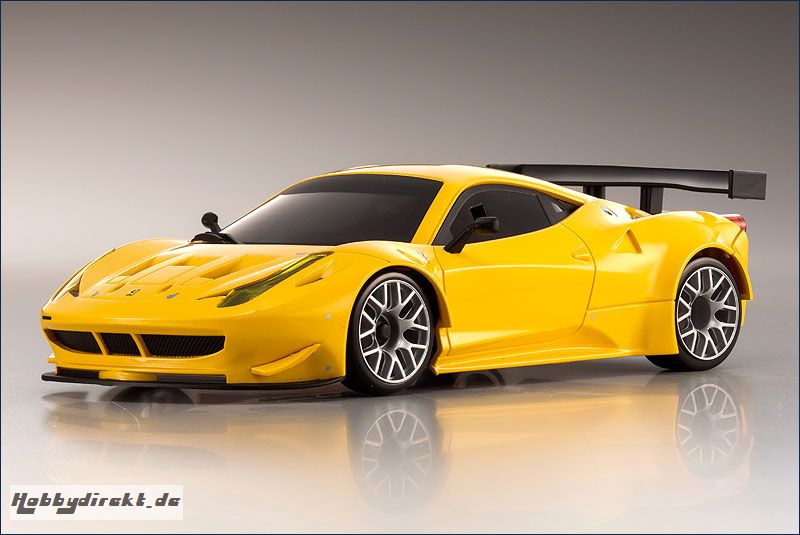 Karosse 1:24 MR-03 Ferrari 458GT2 gelb Kyosho MZP-221-Y