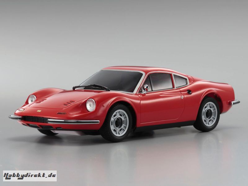 AUTOSCALE Mini-Z FERRARI DINO 246 GT ROT (N-RML) Kyosho MZP147R