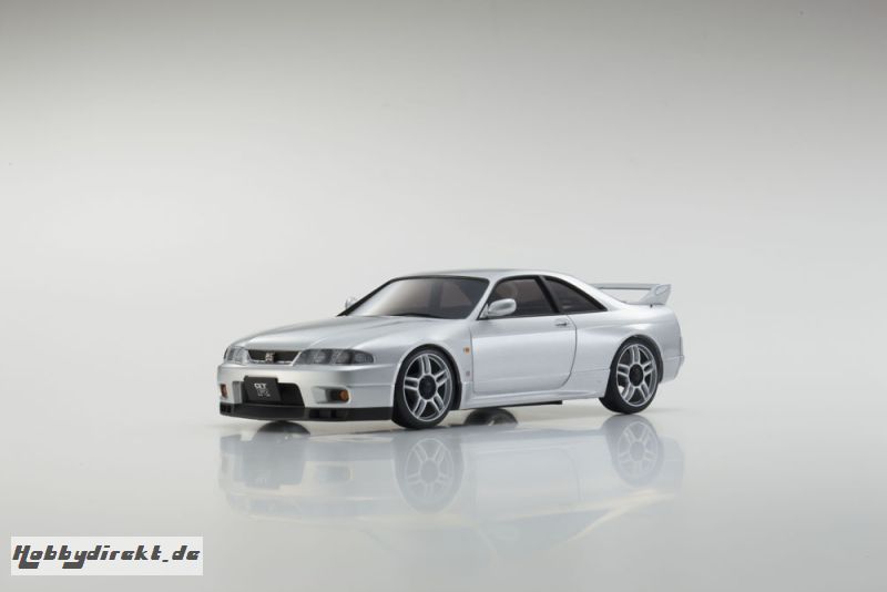 AUTOSCALE Mini-Z NISSAN SKYLINE GTR R33 V-SPEC SILBER MA020 Kyosho MZP438S