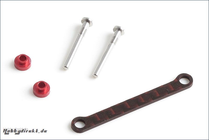 Querlenkerstifthalterung schmal, rot Kyosho MZW-419BR