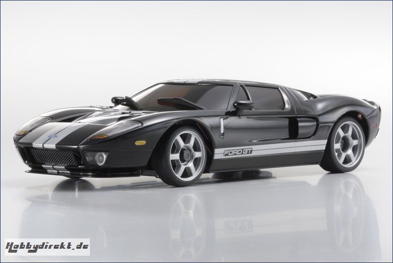 Karosse 1:24 MR-02 Ford GT, schwarz/silb Kyosho MZX-209-BKS