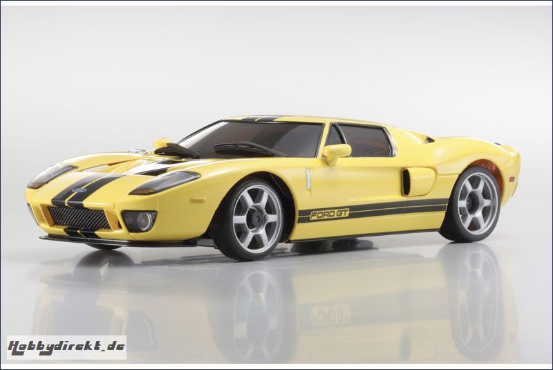 Karosse 1:24 MR-02 Ford GT, gelb/schwarz Kyosho MZX-209-YS