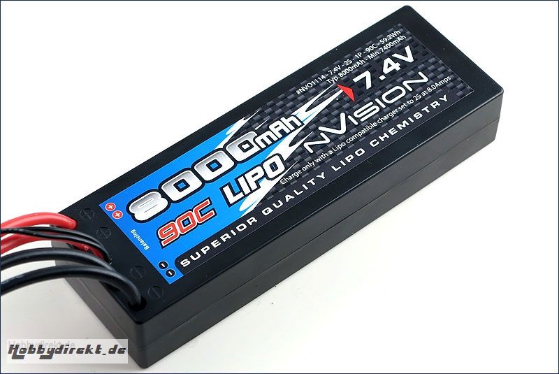 nVision Factory Pro 2S 8000mAh Deans Kyosho NVO1114