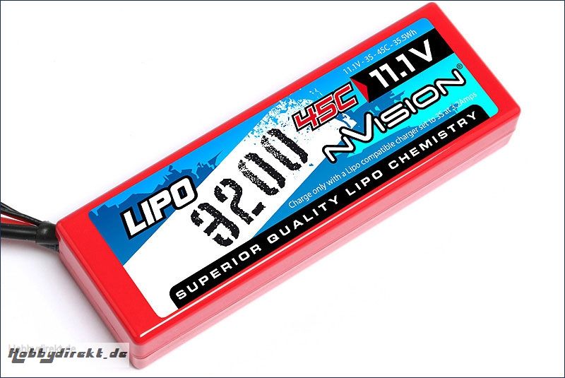 nVision Sport Lipo 3200 35C 3S Deans Kyosho NVO1115