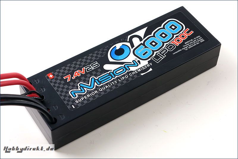 nVision Factory Pro Lipo 6000 100C 7.4V Kyosho NVO1118