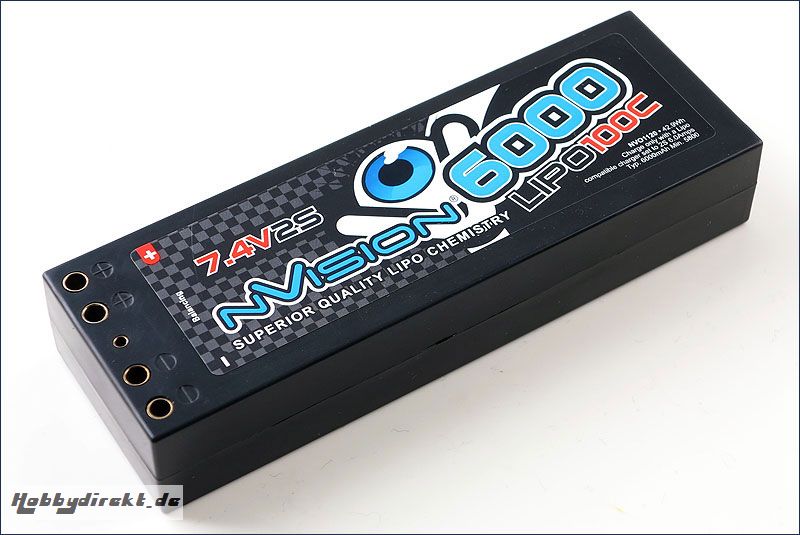 nVision Factory Pro Lipo 6000 100C 7.4V Kyosho NVO1120