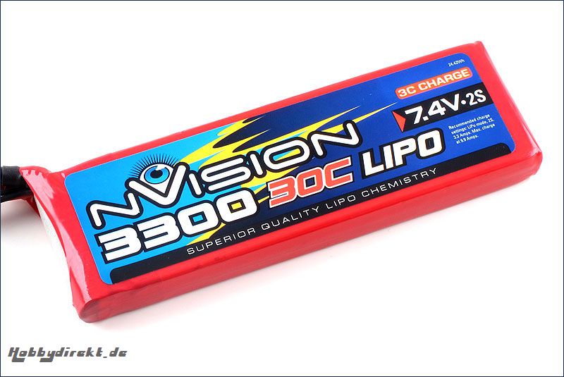 nVision LiPo 2s 7,4V 3300 20C Kyosho NVO1805