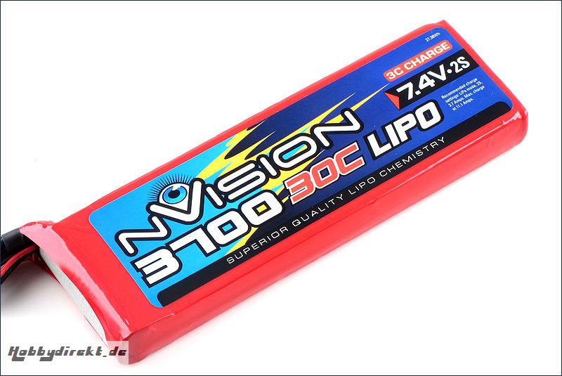 nVision LiPo 2s 7,4V 3700 20C Kyosho NVO1806