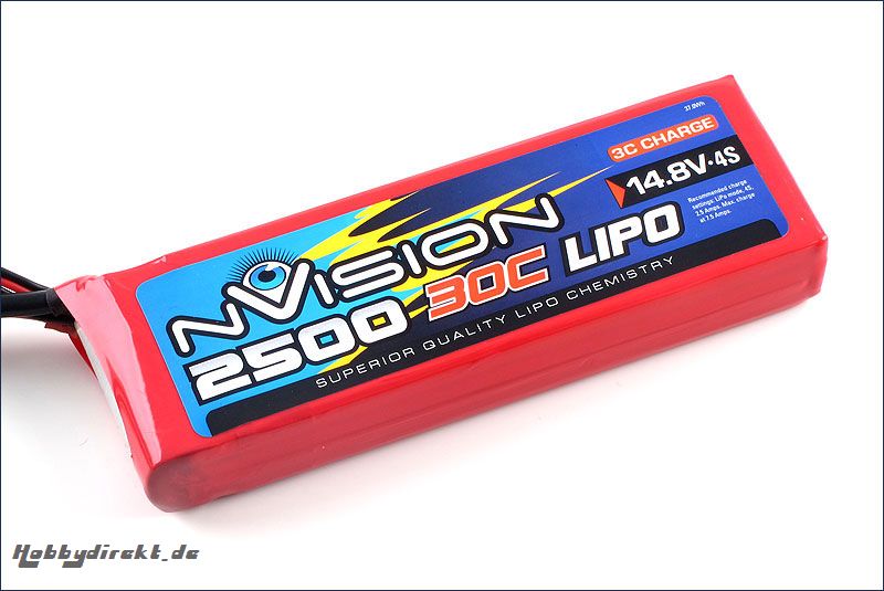 nVision LiPo 4s 14,8V 2500 20C Kyosho NVO1814