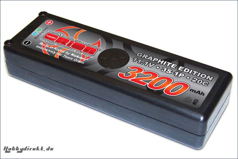 Akku GRAPHITE Edition LiPo 3200 11,1V Team Orion ORI14004