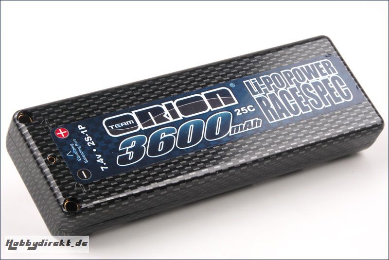 Akku Carbon Edition LiPo 7,4V-3600 mAh Team Orion ORI14005