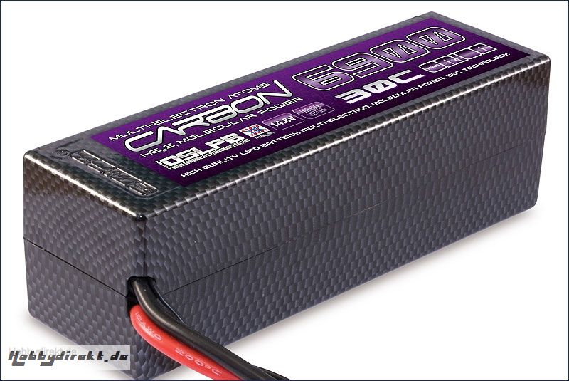 Carbon Molecular LiPo 6900 40C 14,8V 52x Team Orion ORI14036