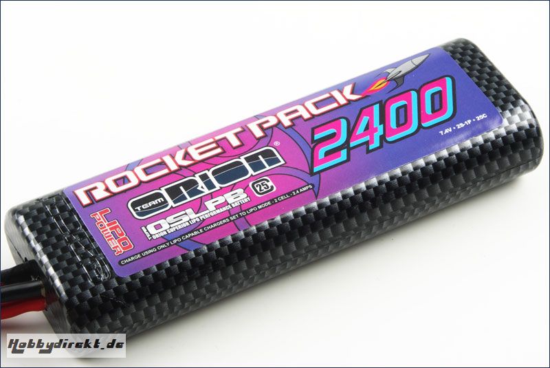 Akku Rocket Pack Lipo 2400 25C (Tamiya) Team Orion ORI14100