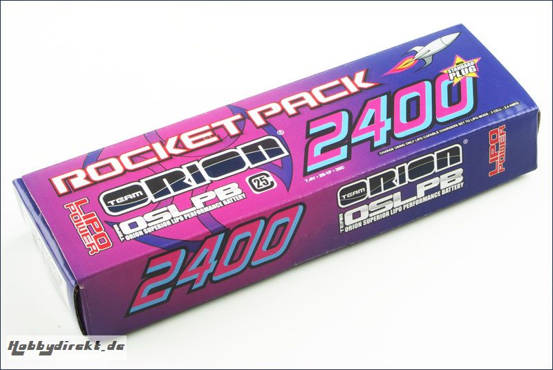 Akku Rocket Pack Lipo 2400 25C (Tamiya) Team Orion ORI14100