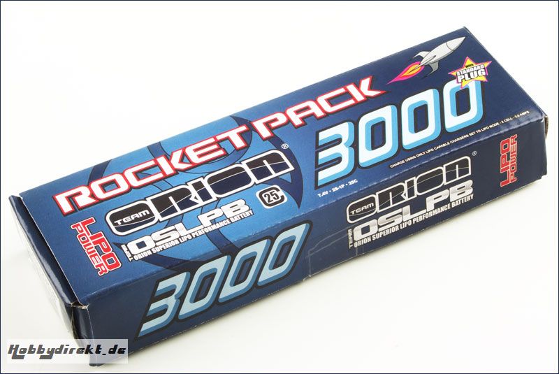 Akku Rocket Pack Lipo 3000 25C (Tamiya) Team Orion ORI14101